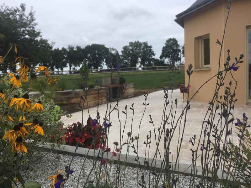 amenagement jardin campagne evron